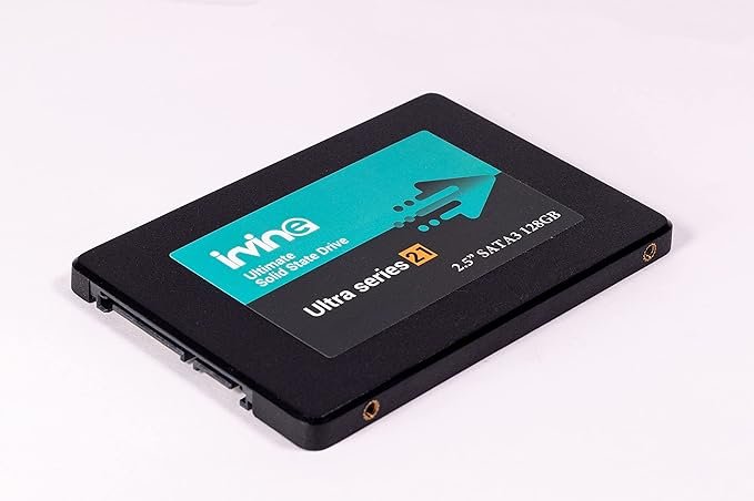 Irvine SATA 2.5" 128GB SSD Internal Solid State Drive SATA 3 III Durable Storage Device | Read/Write Speed - 550/440 MB/s | 6 Gb/s for Laptop, Desktop and Gaming PC | 3 Year Warranty